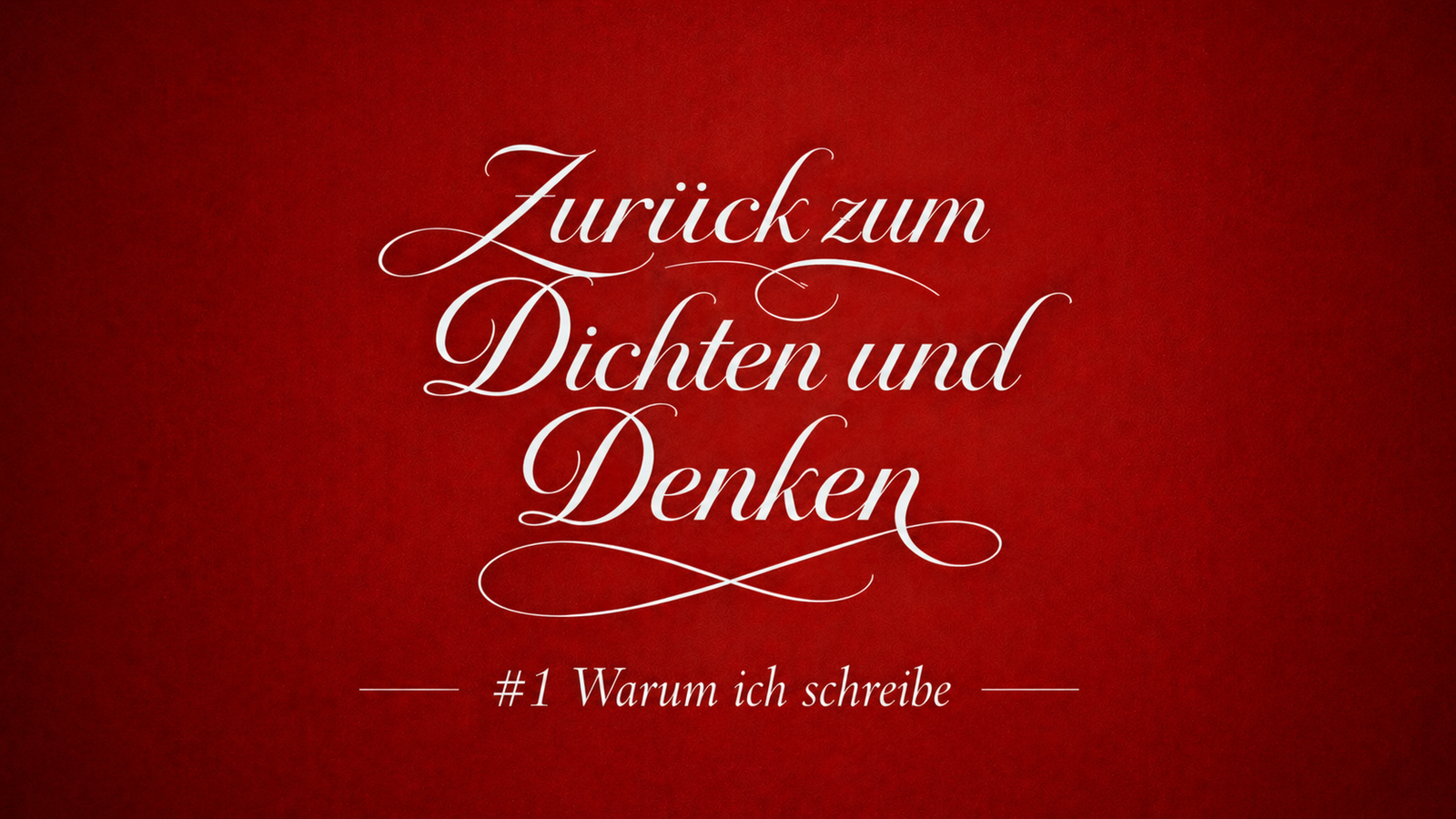 #1 Der erste Schritt – Warum ich schreibe